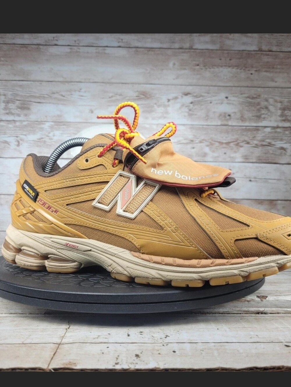 New Balance 1906 CORDURA Men's Tan and Yellow Accent Trail Sneakers